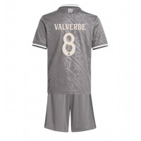 Dres Real Madrid Federico Valverde #8 Tretina pre deti 2024-25 Krátky Rukáv (+ trenírky)